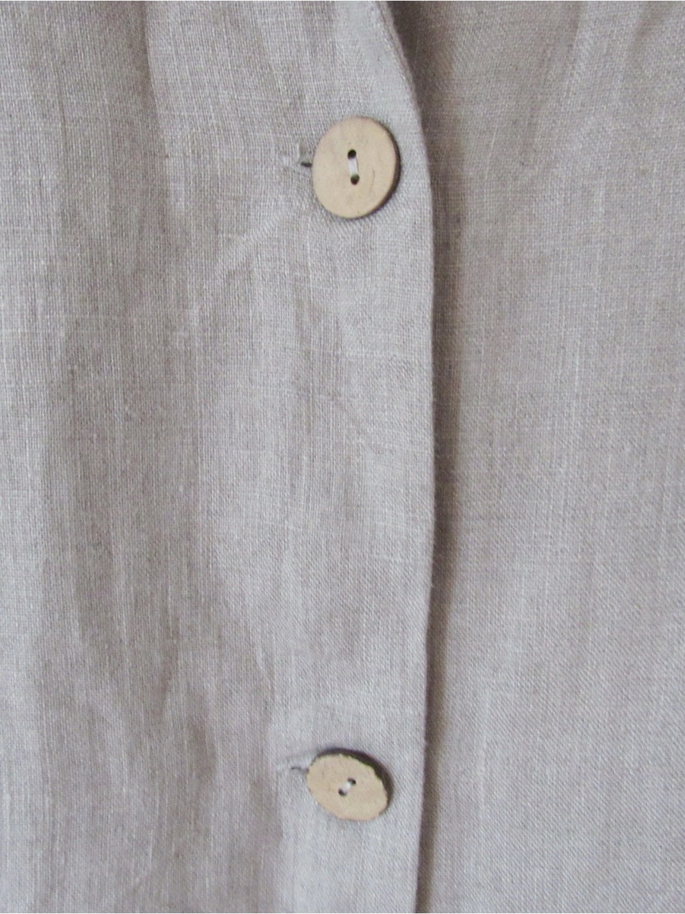 Old Linen Mill Linen Jacket XS/S Relaxed Oversized Boxy Pockets Lagenlook - Picture 7 of 9